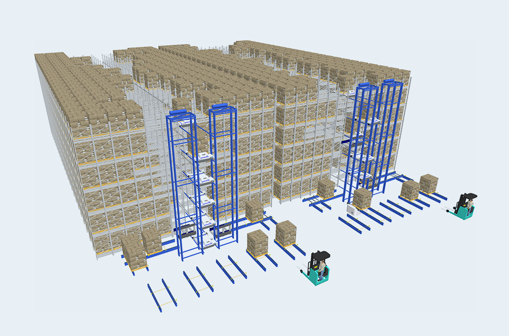 Model for large-scale centers